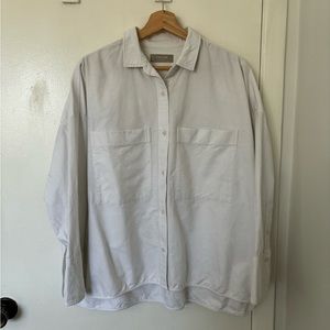 Everlane Boxy Oxford - White